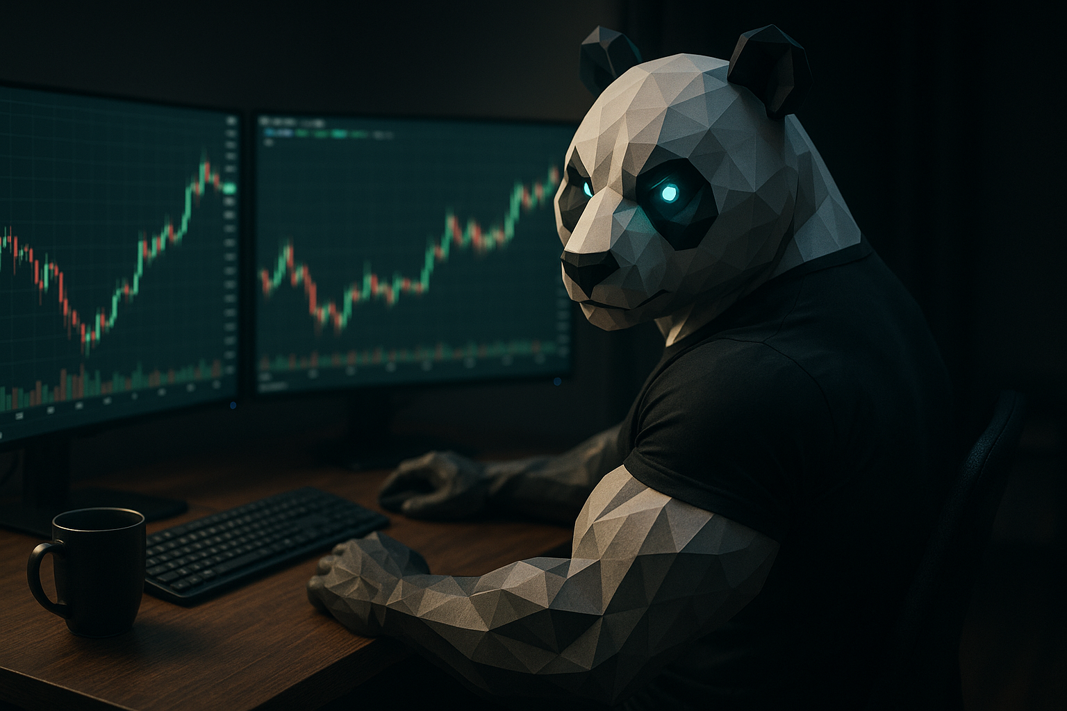 Black Panda at work